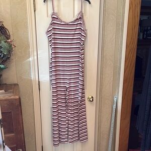 Striped Pull-on Jumpsuit NEW with tags